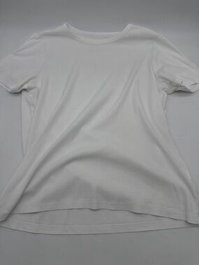 Pendleton Women's White Tee Short Sleeve Large 100% Cotton